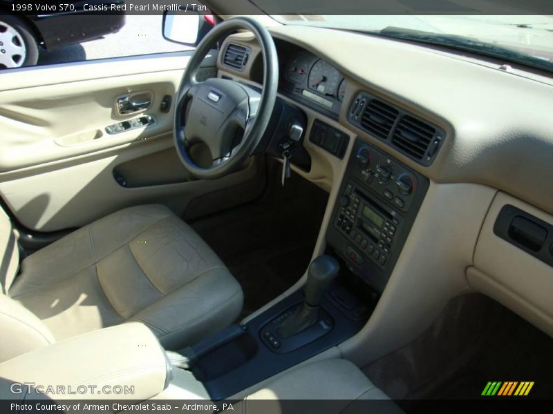 Cassis Red Pearl Metallic / Tan 1998 Volvo S70