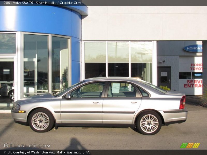 Silver Metallic / Graphite Grey 2001 Volvo S80 T6