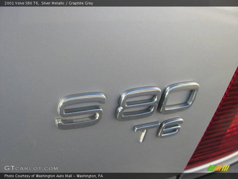 Silver Metallic / Graphite Grey 2001 Volvo S80 T6