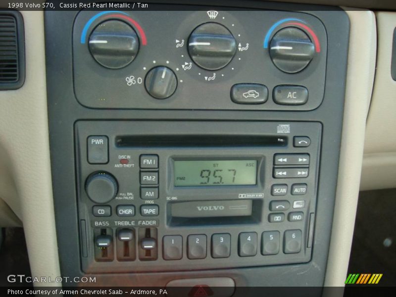 Cassis Red Pearl Metallic / Tan 1998 Volvo S70