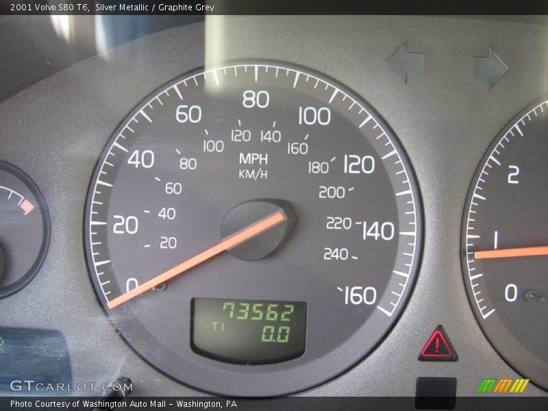 Silver Metallic / Graphite Grey 2001 Volvo S80 T6