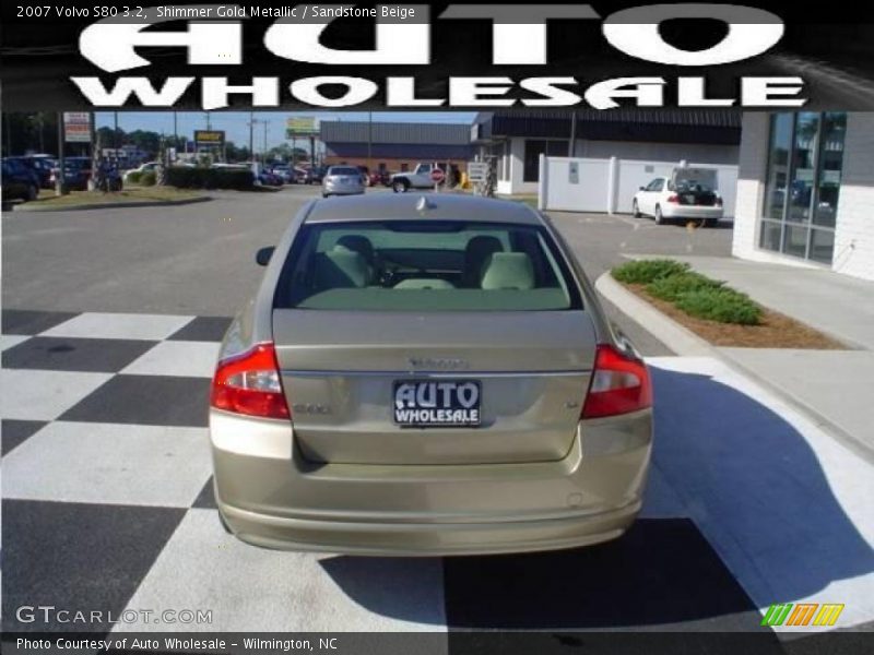 Shimmer Gold Metallic / Sandstone Beige 2007 Volvo S80 3.2