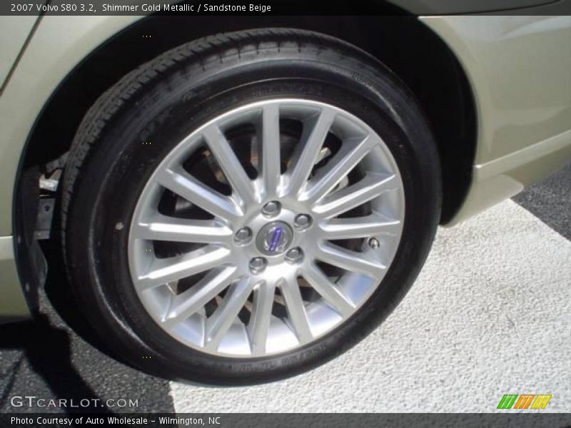 Shimmer Gold Metallic / Sandstone Beige 2007 Volvo S80 3.2