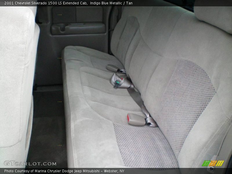 Indigo Blue Metallic / Tan 2001 Chevrolet Silverado 1500 LS Extended Cab