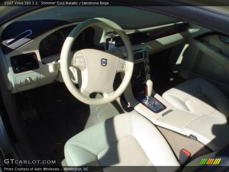 Shimmer Gold Metallic / Sandstone Beige 2007 Volvo S80 3.2