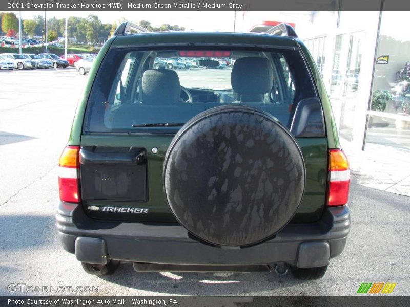 Medium Green Metallic / Medium Gray 2001 Chevrolet Tracker Hardtop 4WD