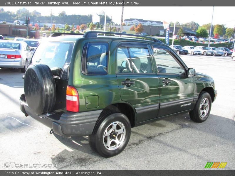 Medium Green Metallic / Medium Gray 2001 Chevrolet Tracker Hardtop 4WD