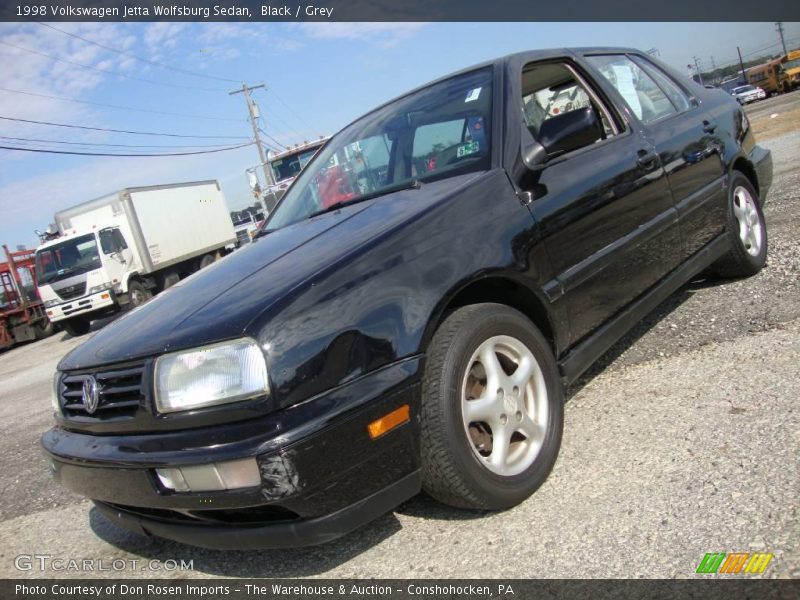 Black / Grey 1998 Volkswagen Jetta Wolfsburg Sedan