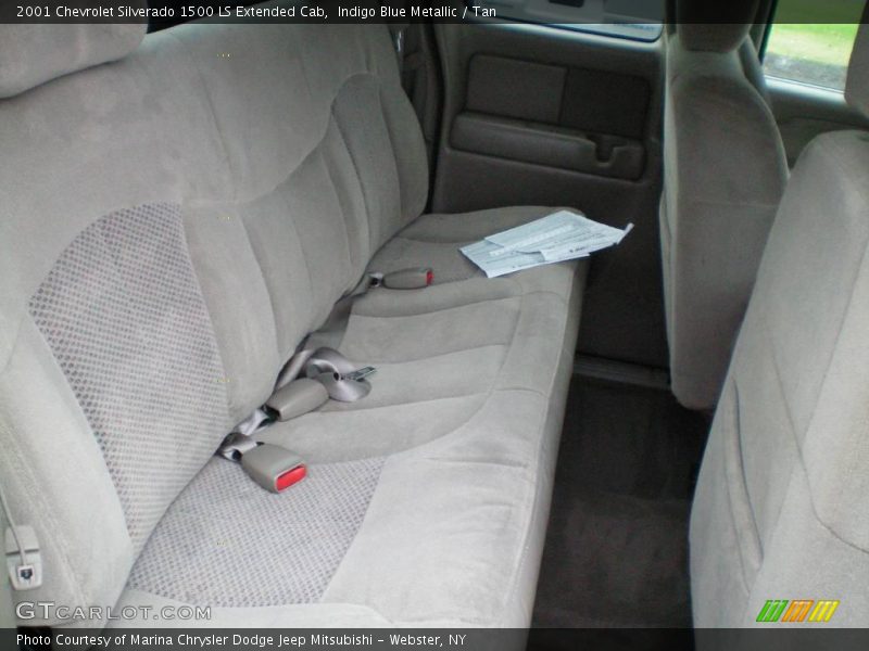 Indigo Blue Metallic / Tan 2001 Chevrolet Silverado 1500 LS Extended Cab