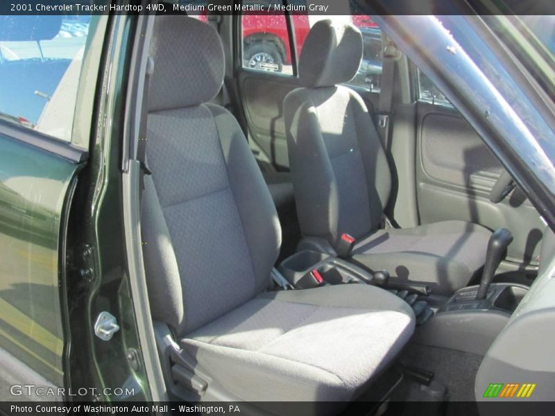 Medium Green Metallic / Medium Gray 2001 Chevrolet Tracker Hardtop 4WD