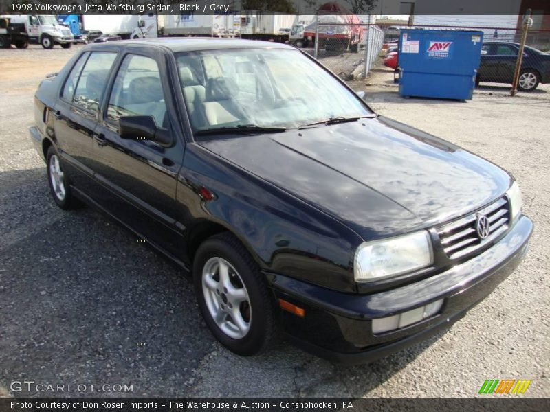 Black / Grey 1998 Volkswagen Jetta Wolfsburg Sedan