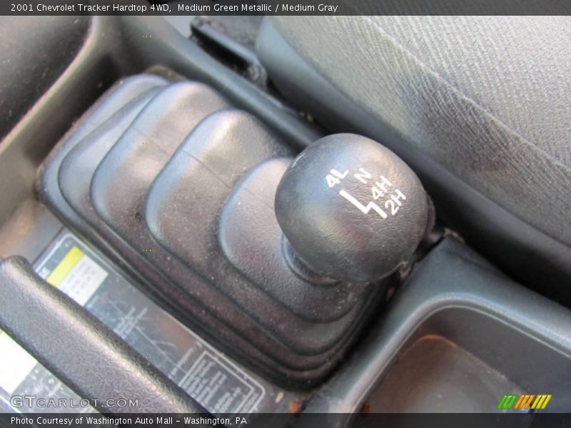 Medium Green Metallic / Medium Gray 2001 Chevrolet Tracker Hardtop 4WD