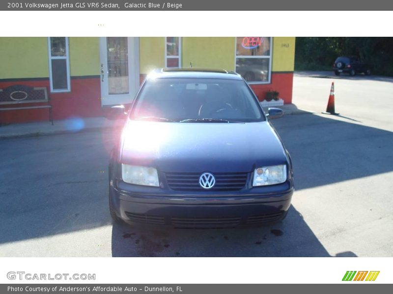 Galactic Blue / Beige 2001 Volkswagen Jetta GLS VR6 Sedan