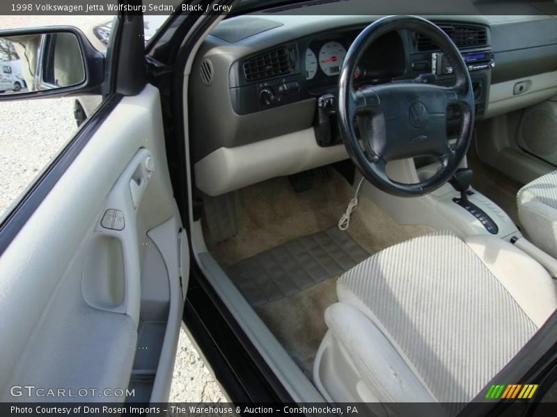 Black / Grey 1998 Volkswagen Jetta Wolfsburg Sedan