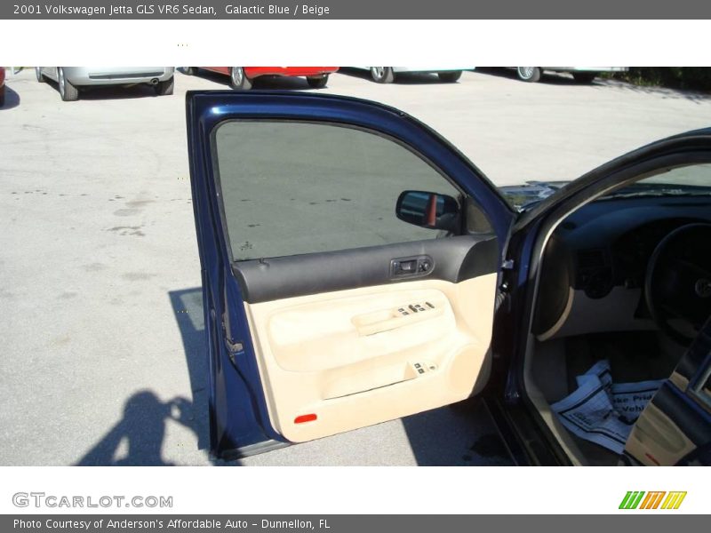Galactic Blue / Beige 2001 Volkswagen Jetta GLS VR6 Sedan