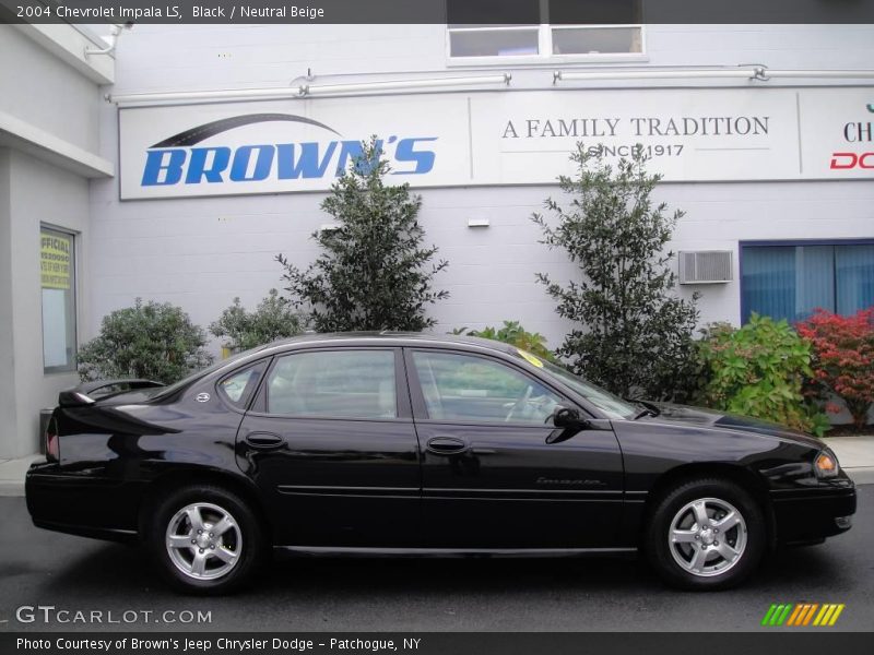 Black / Neutral Beige 2004 Chevrolet Impala LS