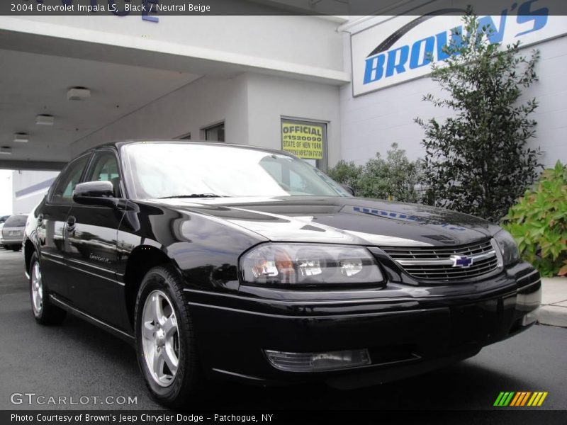 Black / Neutral Beige 2004 Chevrolet Impala LS
