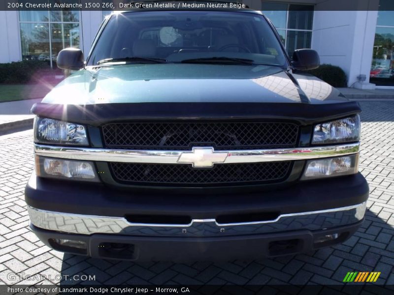Dark Green Metallic / Medium Neutral Beige 2004 Chevrolet Avalanche 1500 Z66