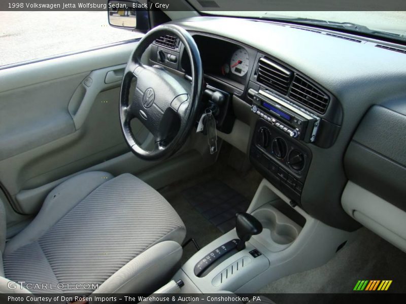 Black / Grey 1998 Volkswagen Jetta Wolfsburg Sedan
