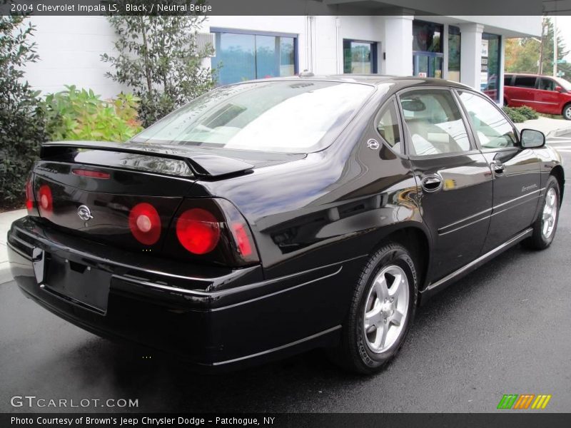 Black / Neutral Beige 2004 Chevrolet Impala LS