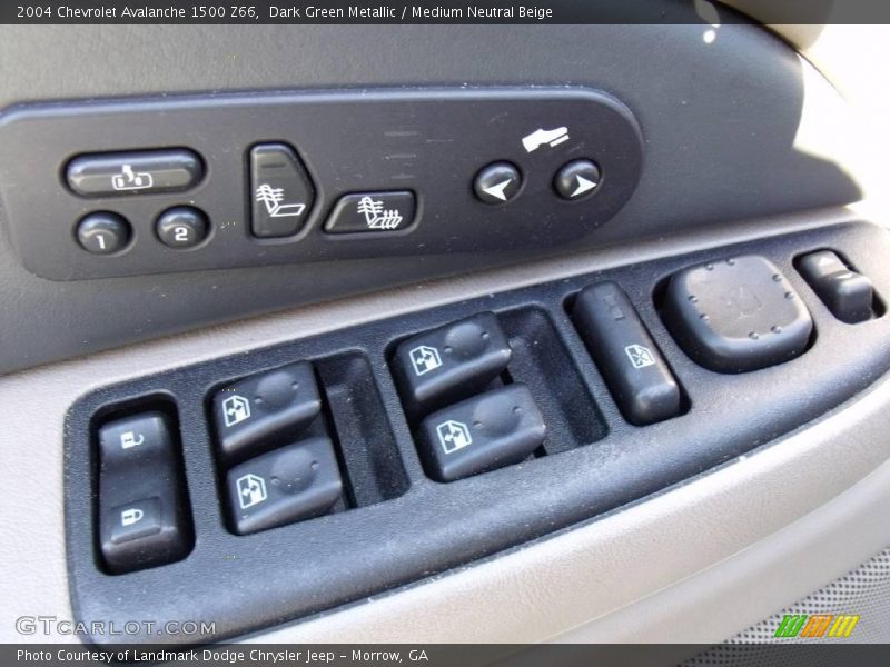 Dark Green Metallic / Medium Neutral Beige 2004 Chevrolet Avalanche 1500 Z66