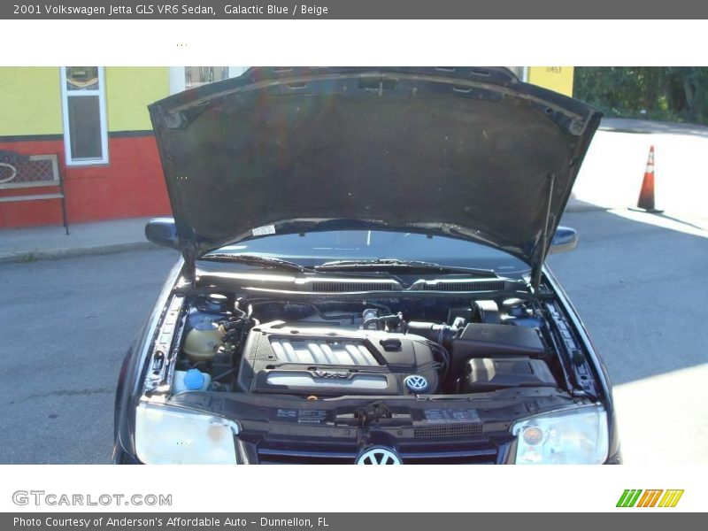 Galactic Blue / Beige 2001 Volkswagen Jetta GLS VR6 Sedan