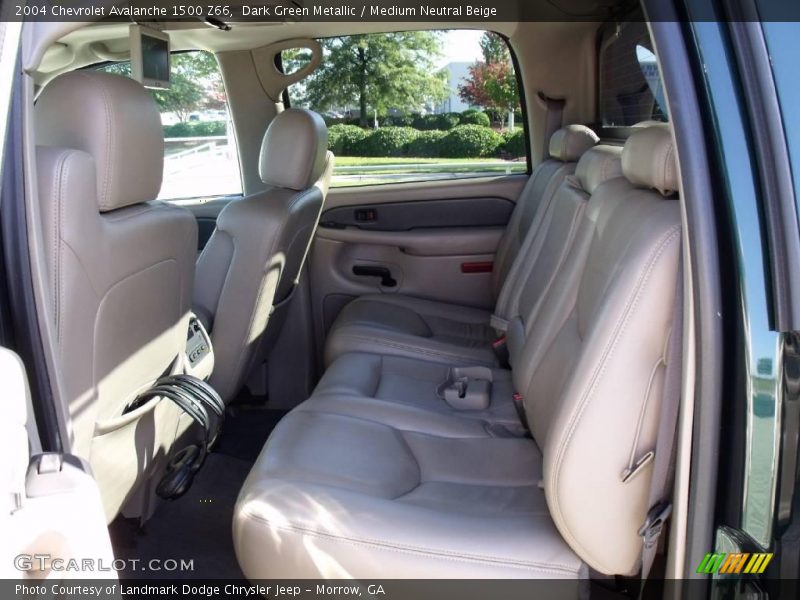 Dark Green Metallic / Medium Neutral Beige 2004 Chevrolet Avalanche 1500 Z66