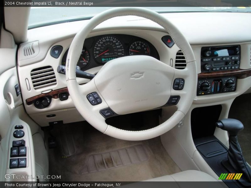 Black / Neutral Beige 2004 Chevrolet Impala LS