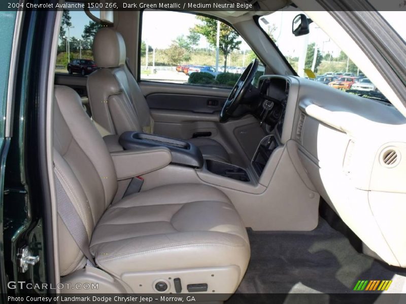 Dark Green Metallic / Medium Neutral Beige 2004 Chevrolet Avalanche 1500 Z66