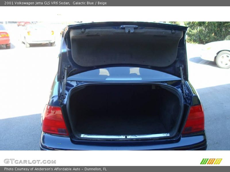 Galactic Blue / Beige 2001 Volkswagen Jetta GLS VR6 Sedan