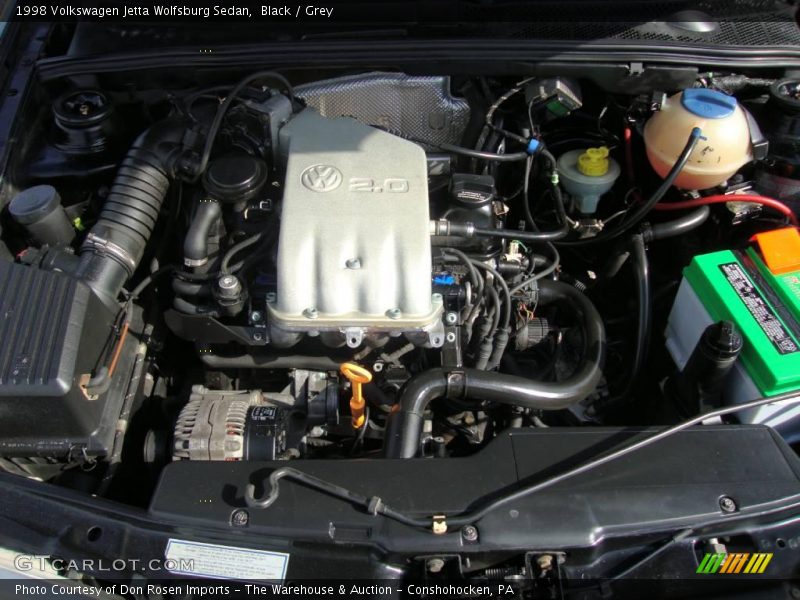 Black / Grey 1998 Volkswagen Jetta Wolfsburg Sedan