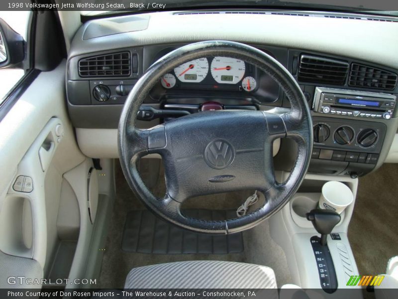 Black / Grey 1998 Volkswagen Jetta Wolfsburg Sedan