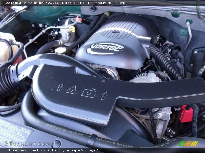 Dark Green Metallic / Medium Neutral Beige 2004 Chevrolet Avalanche 1500 Z66