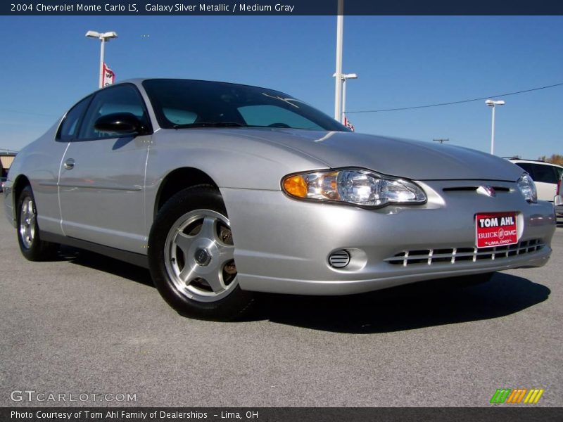 Galaxy Silver Metallic / Medium Gray 2004 Chevrolet Monte Carlo LS