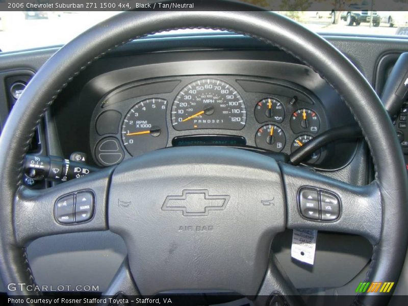 Black / Tan/Neutral 2006 Chevrolet Suburban Z71 1500 4x4