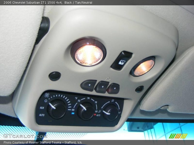 Black / Tan/Neutral 2006 Chevrolet Suburban Z71 1500 4x4
