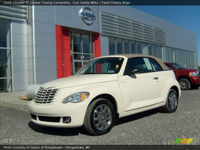 Cool Vanilla White / Pastel Pebble Beige 2006 Chrysler PT Cruiser Touring Convertible