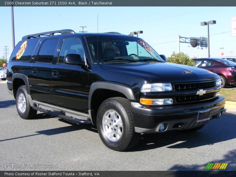 Black / Tan/Neutral 2006 Chevrolet Suburban Z71 1500 4x4