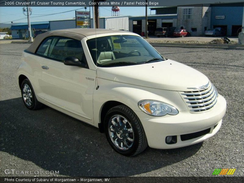 Cool Vanilla White / Pastel Pebble Beige 2006 Chrysler PT Cruiser Touring Convertible