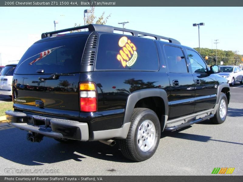 Black / Tan/Neutral 2006 Chevrolet Suburban Z71 1500 4x4