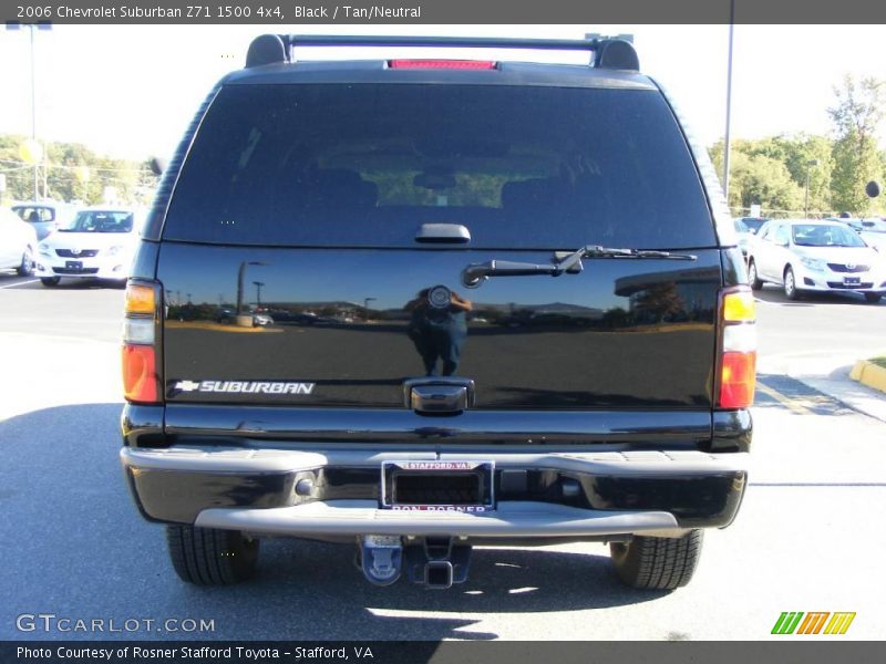 Black / Tan/Neutral 2006 Chevrolet Suburban Z71 1500 4x4