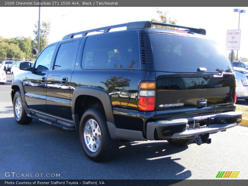 Black / Tan/Neutral 2006 Chevrolet Suburban Z71 1500 4x4