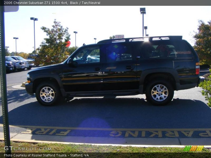 Black / Tan/Neutral 2006 Chevrolet Suburban Z71 1500 4x4