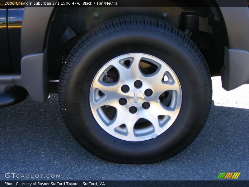Black / Tan/Neutral 2006 Chevrolet Suburban Z71 1500 4x4