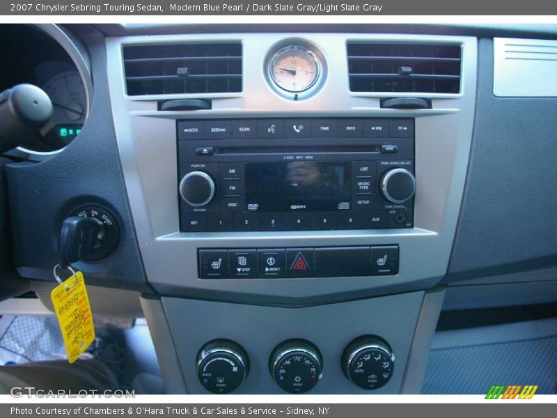 Modern Blue Pearl / Dark Slate Gray/Light Slate Gray 2007 Chrysler Sebring Touring Sedan