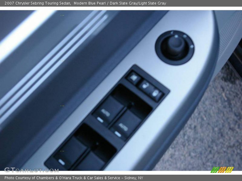 Modern Blue Pearl / Dark Slate Gray/Light Slate Gray 2007 Chrysler Sebring Touring Sedan