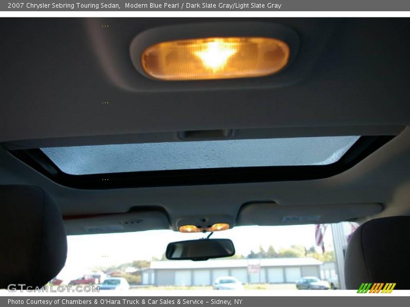 Modern Blue Pearl / Dark Slate Gray/Light Slate Gray 2007 Chrysler Sebring Touring Sedan