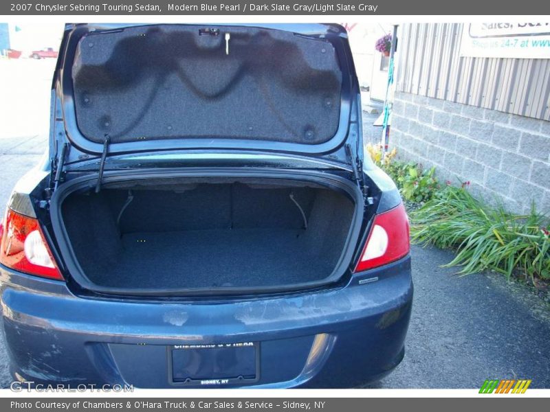 Modern Blue Pearl / Dark Slate Gray/Light Slate Gray 2007 Chrysler Sebring Touring Sedan