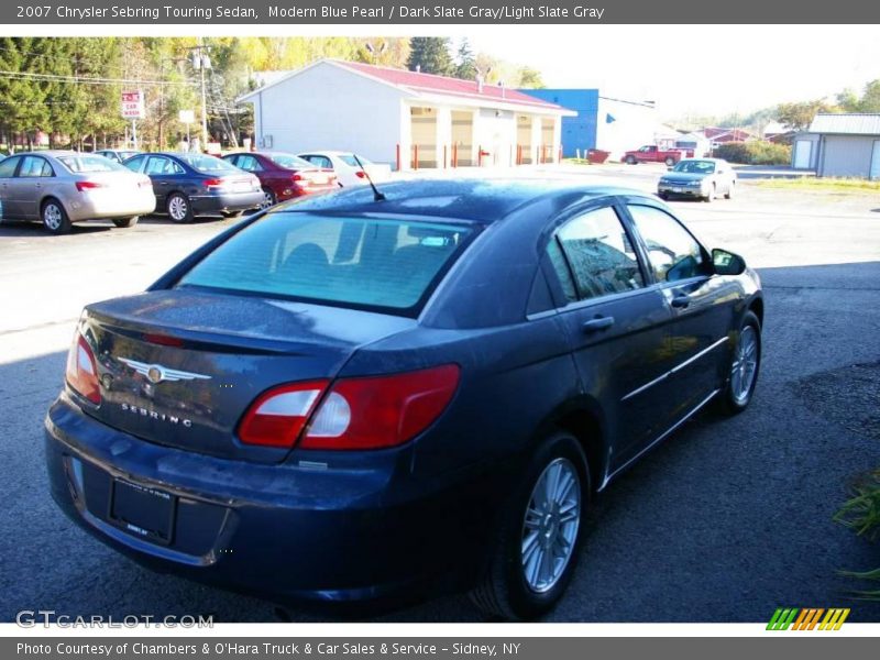 Modern Blue Pearl / Dark Slate Gray/Light Slate Gray 2007 Chrysler Sebring Touring Sedan