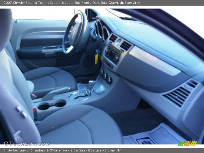 Modern Blue Pearl / Dark Slate Gray/Light Slate Gray 2007 Chrysler Sebring Touring Sedan